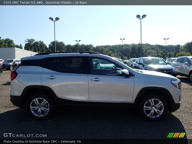 Quicksilver Metallic / Jet Black 2020 GMC Terrain SLE AWD