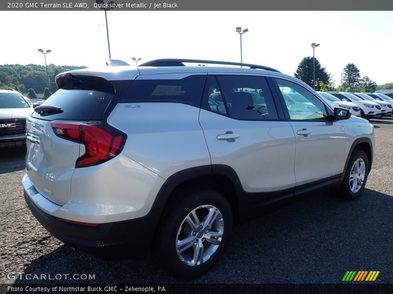 Quicksilver Metallic / Jet Black 2020 GMC Terrain SLE AWD