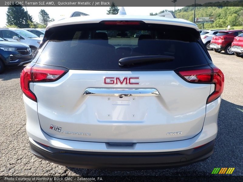 Quicksilver Metallic / Jet Black 2020 GMC Terrain SLE AWD