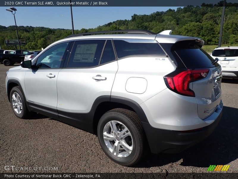 Quicksilver Metallic / Jet Black 2020 GMC Terrain SLE AWD