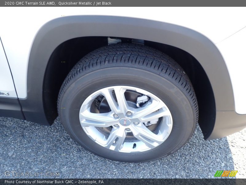Quicksilver Metallic / Jet Black 2020 GMC Terrain SLE AWD