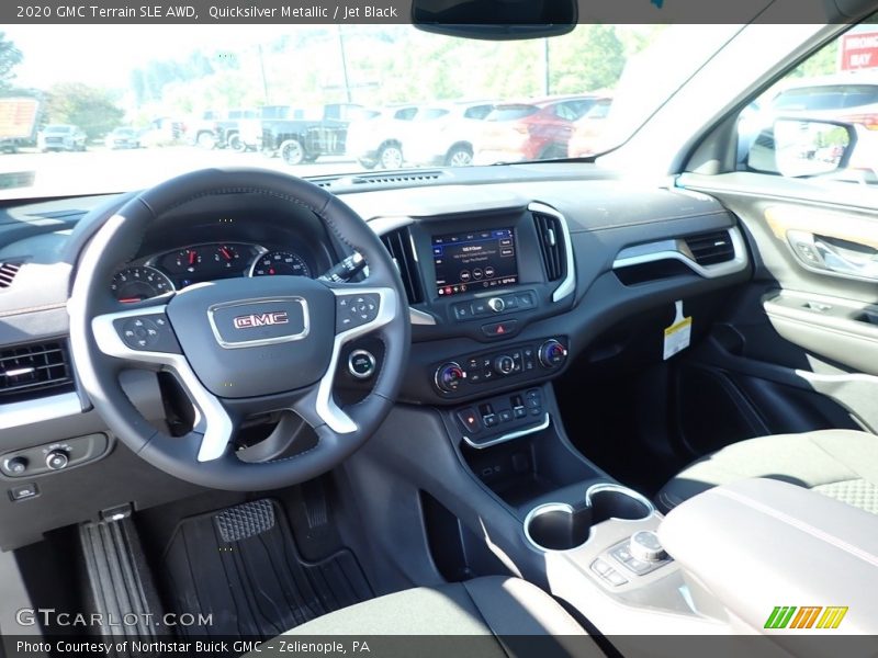 Quicksilver Metallic / Jet Black 2020 GMC Terrain SLE AWD