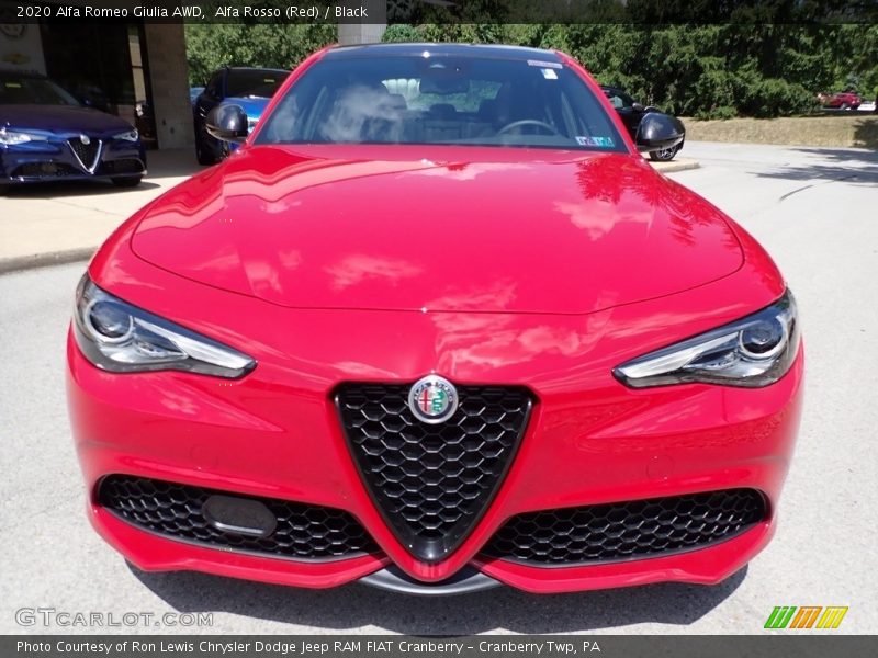 Alfa Rosso (Red) / Black 2020 Alfa Romeo Giulia AWD