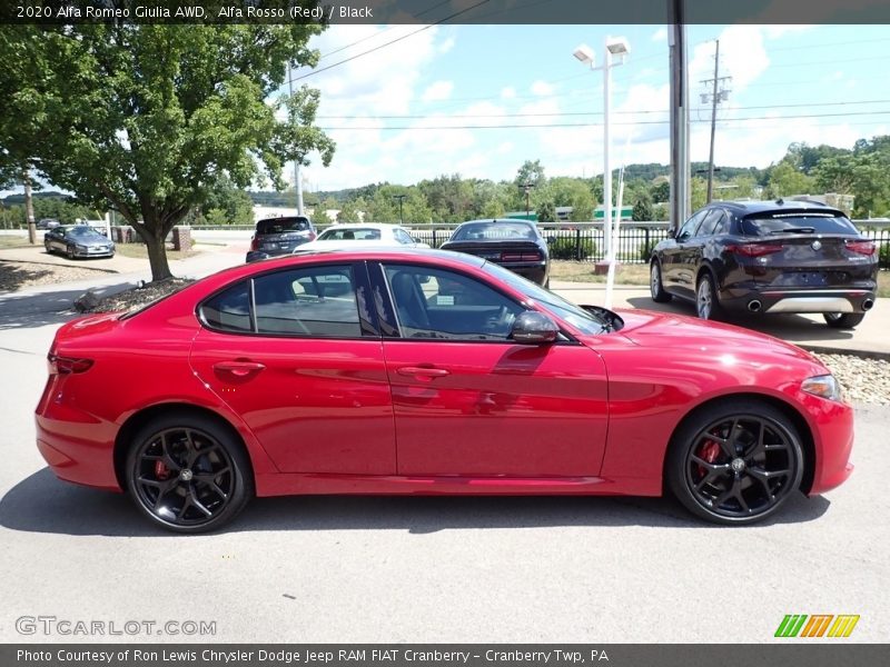 Alfa Rosso (Red) / Black 2020 Alfa Romeo Giulia AWD