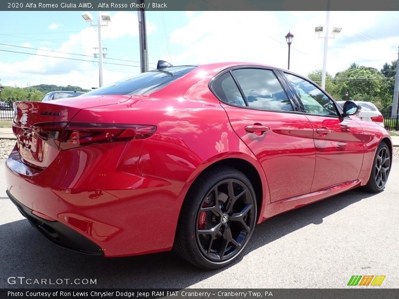 Alfa Rosso (Red) / Black 2020 Alfa Romeo Giulia AWD