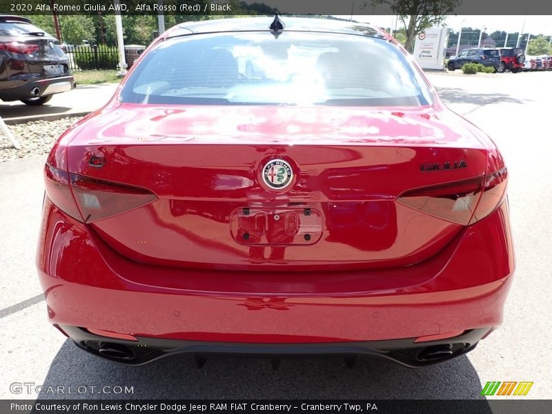 Alfa Rosso (Red) / Black 2020 Alfa Romeo Giulia AWD