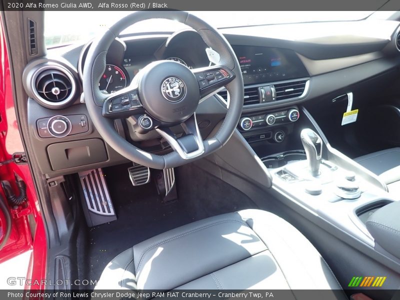Alfa Rosso (Red) / Black 2020 Alfa Romeo Giulia AWD