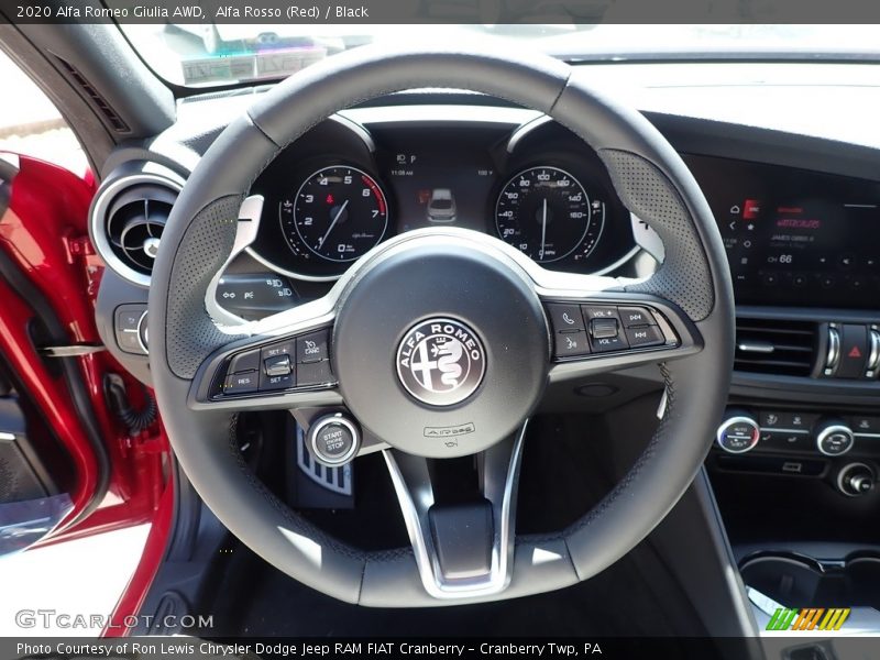 Alfa Rosso (Red) / Black 2020 Alfa Romeo Giulia AWD