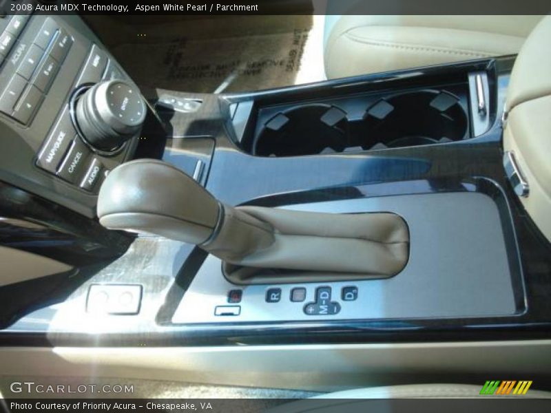 Aspen White Pearl / Parchment 2008 Acura MDX Technology