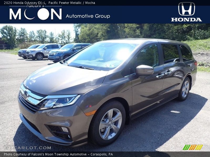 Pacific Pewter Metallic / Mocha 2020 Honda Odyssey EX-L