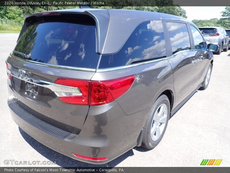 Pacific Pewter Metallic / Mocha 2020 Honda Odyssey EX-L