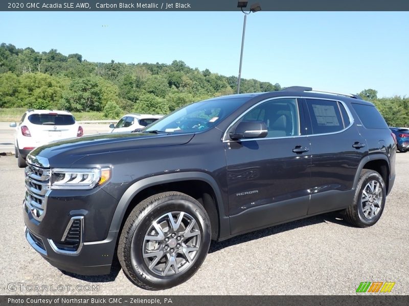 Carbon Black Metallic / Jet Black 2020 GMC Acadia SLE AWD