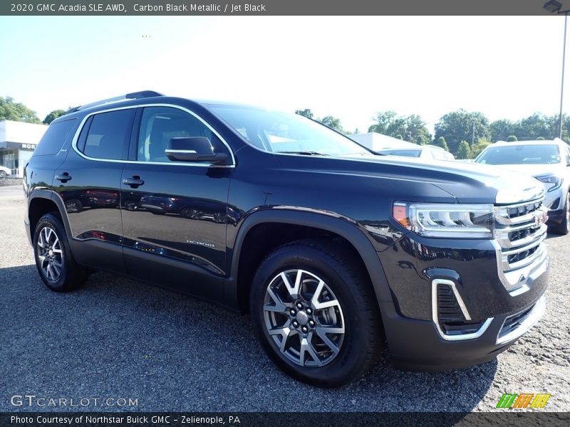 Carbon Black Metallic / Jet Black 2020 GMC Acadia SLE AWD