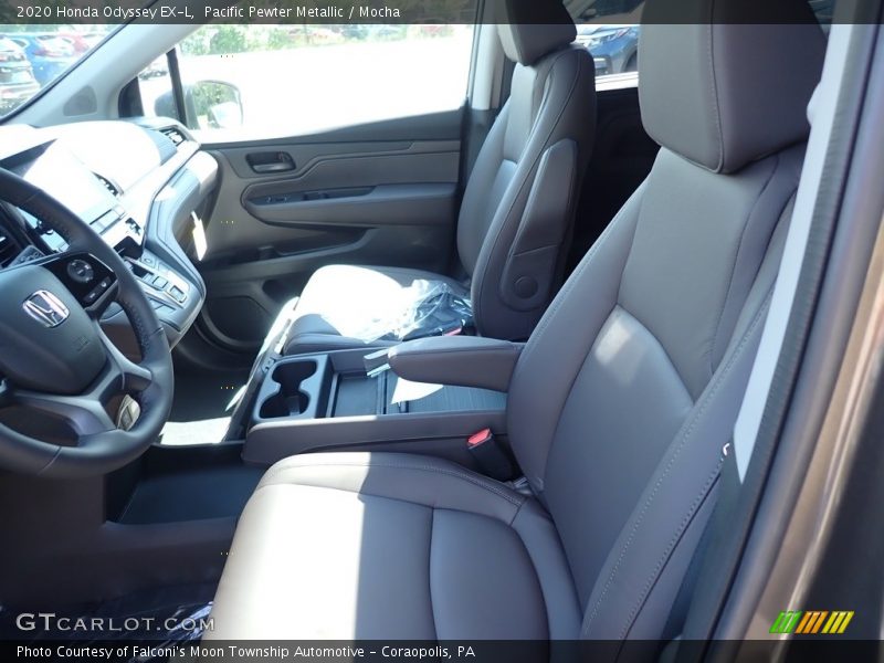 Pacific Pewter Metallic / Mocha 2020 Honda Odyssey EX-L