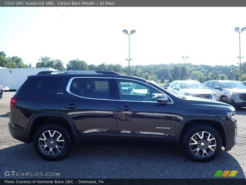 Carbon Black Metallic / Jet Black 2020 GMC Acadia SLE AWD