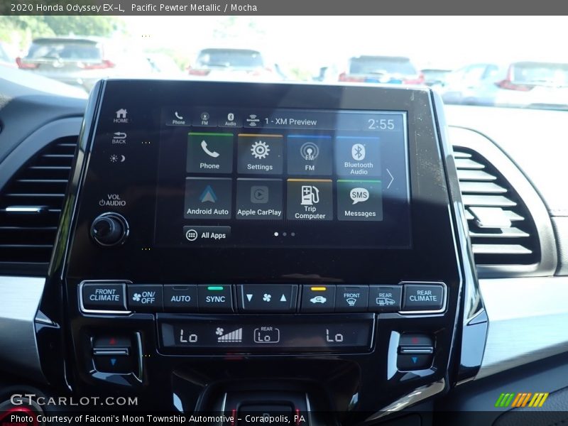 Pacific Pewter Metallic / Mocha 2020 Honda Odyssey EX-L