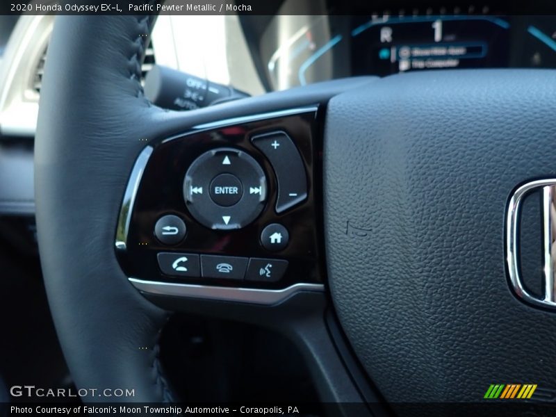 Pacific Pewter Metallic / Mocha 2020 Honda Odyssey EX-L
