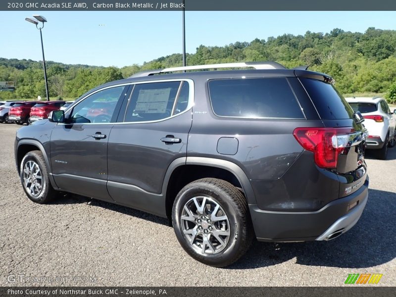 Carbon Black Metallic / Jet Black 2020 GMC Acadia SLE AWD