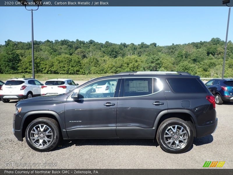 Carbon Black Metallic / Jet Black 2020 GMC Acadia SLE AWD