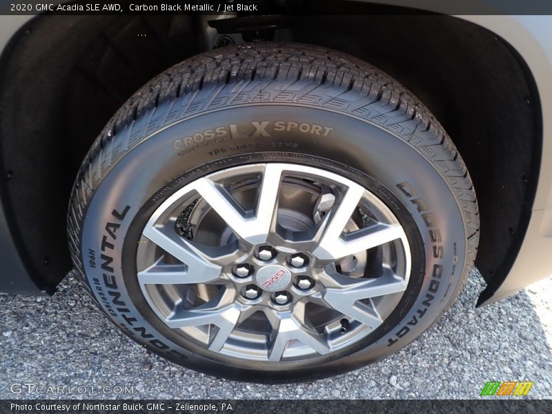 Carbon Black Metallic / Jet Black 2020 GMC Acadia SLE AWD
