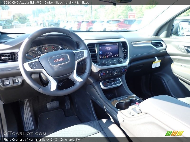 Carbon Black Metallic / Jet Black 2020 GMC Acadia SLE AWD