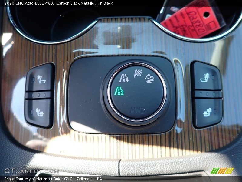 Carbon Black Metallic / Jet Black 2020 GMC Acadia SLE AWD
