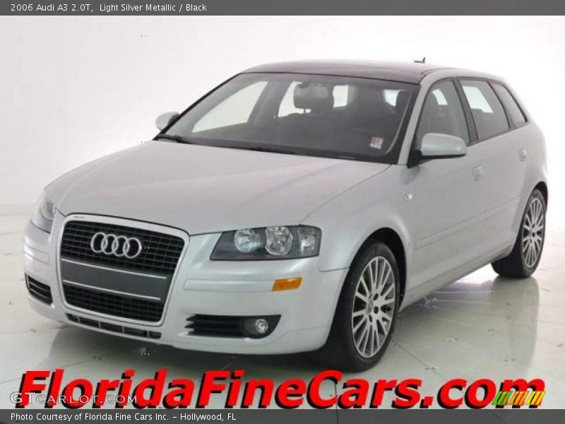Light Silver Metallic / Black 2006 Audi A3 2.0T