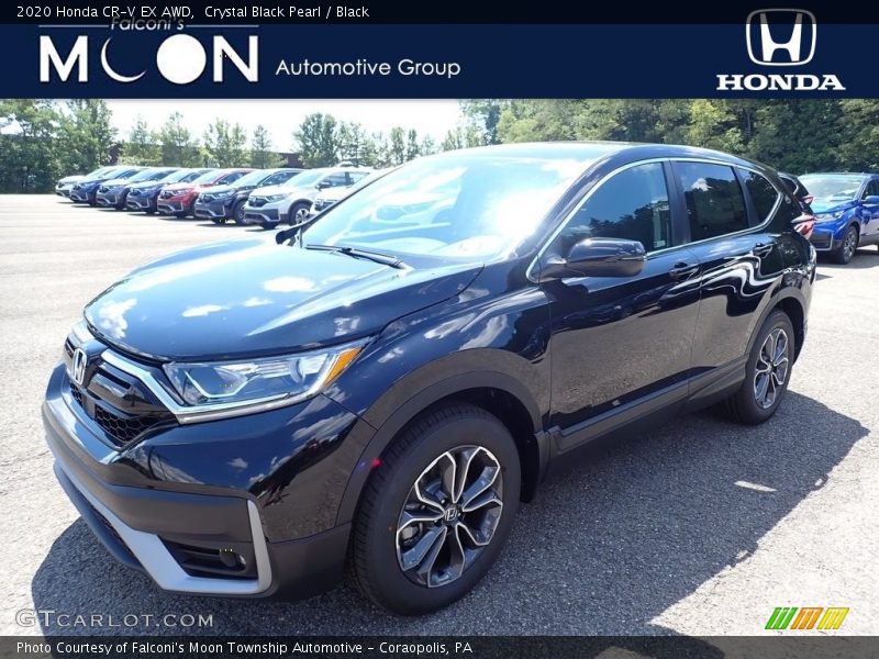 Crystal Black Pearl / Black 2020 Honda CR-V EX AWD