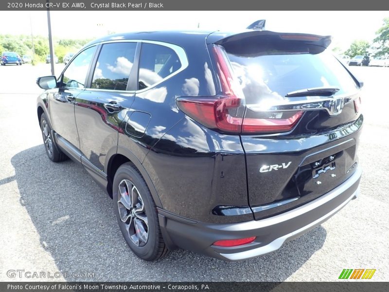 Crystal Black Pearl / Black 2020 Honda CR-V EX AWD