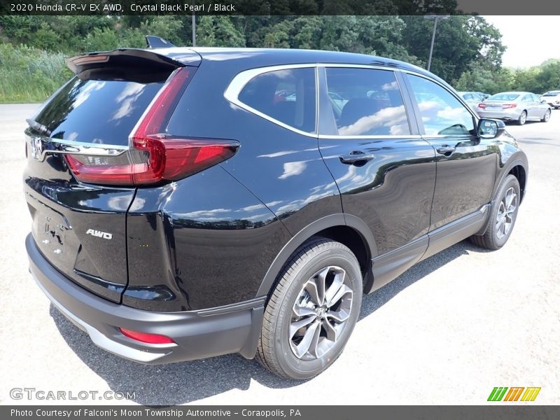 Crystal Black Pearl / Black 2020 Honda CR-V EX AWD