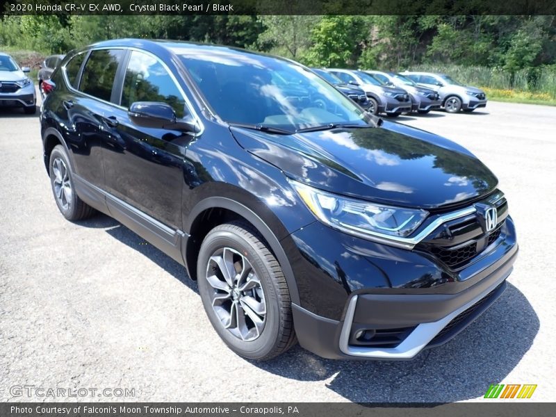 Crystal Black Pearl / Black 2020 Honda CR-V EX AWD