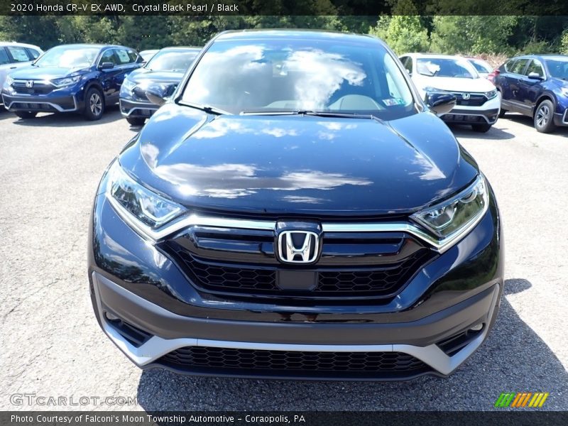 Crystal Black Pearl / Black 2020 Honda CR-V EX AWD