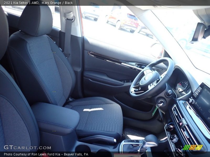 Mars Orange / Black 2021 Kia Seltos S AWD
