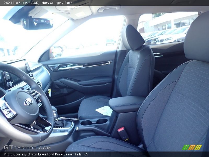 Mars Orange / Black 2021 Kia Seltos S AWD