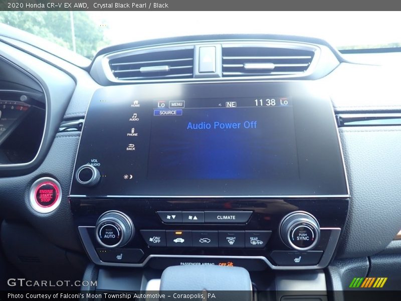 Crystal Black Pearl / Black 2020 Honda CR-V EX AWD