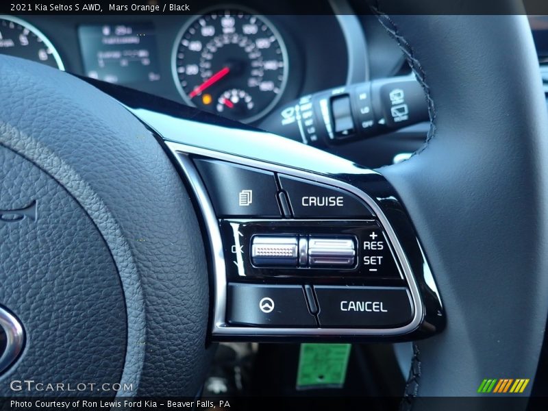 Mars Orange / Black 2021 Kia Seltos S AWD