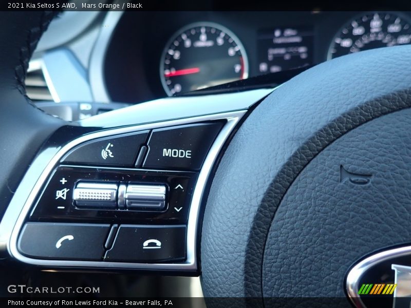 Mars Orange / Black 2021 Kia Seltos S AWD