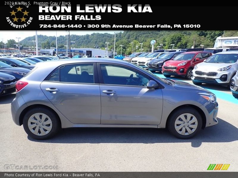Phantom Gray / Black 2020 Kia Rio S