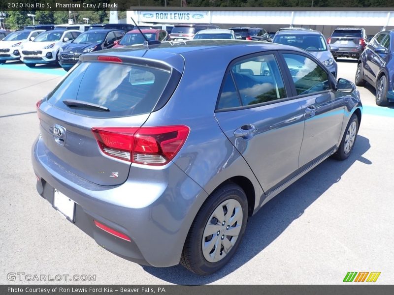 Phantom Gray / Black 2020 Kia Rio S
