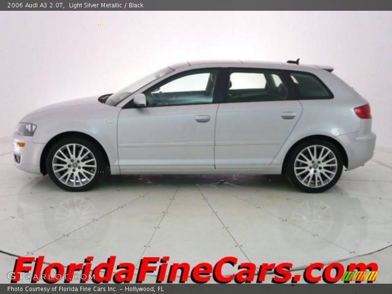 Light Silver Metallic / Black 2006 Audi A3 2.0T