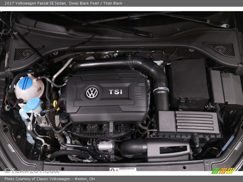 Deep Black Pearl / Titan Black 2017 Volkswagen Passat SE Sedan