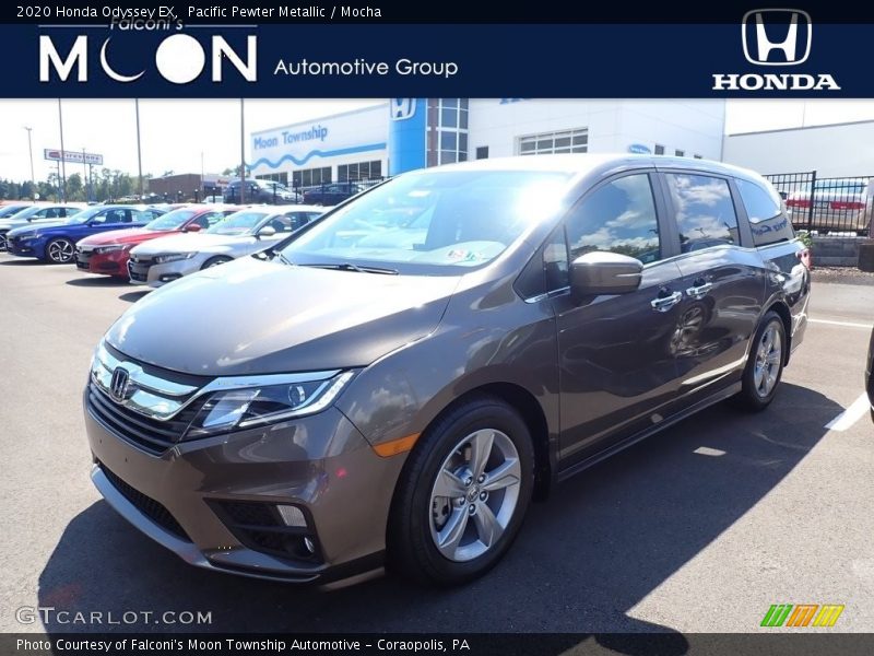 Pacific Pewter Metallic / Mocha 2020 Honda Odyssey EX