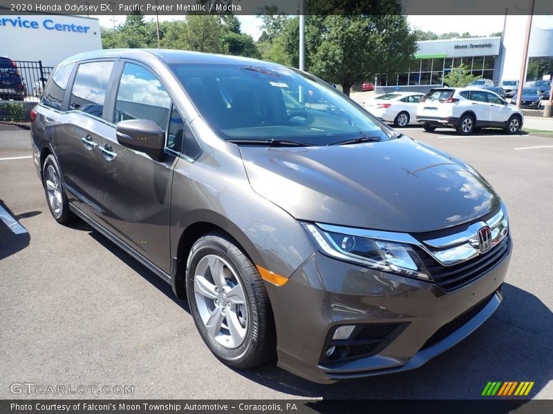 Pacific Pewter Metallic / Mocha 2020 Honda Odyssey EX