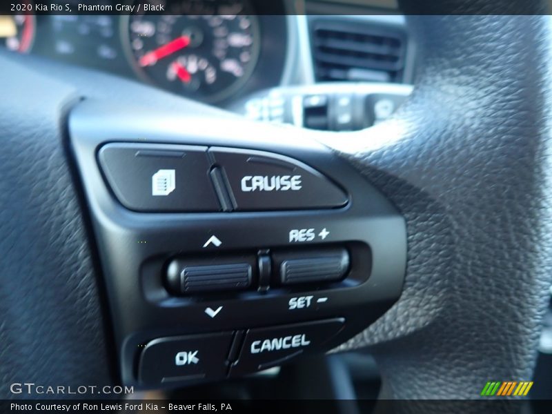 Phantom Gray / Black 2020 Kia Rio S