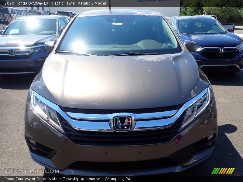 Pacific Pewter Metallic / Mocha 2020 Honda Odyssey EX