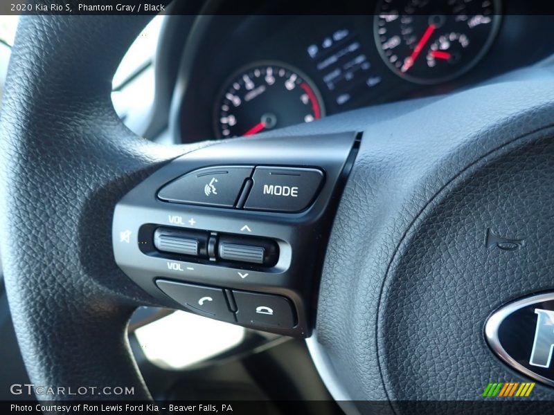 Phantom Gray / Black 2020 Kia Rio S