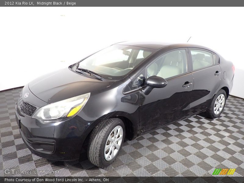 Midnight Black / Beige 2012 Kia Rio LX