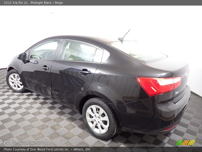 Midnight Black / Beige 2012 Kia Rio LX