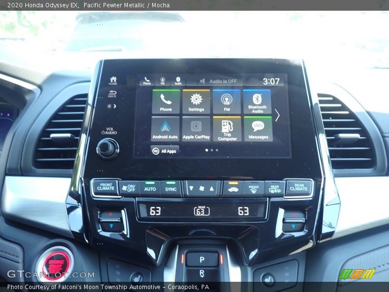 Pacific Pewter Metallic / Mocha 2020 Honda Odyssey EX