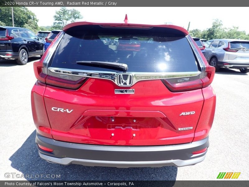 Radiant Red Metallic / Gray 2020 Honda CR-V Touring AWD